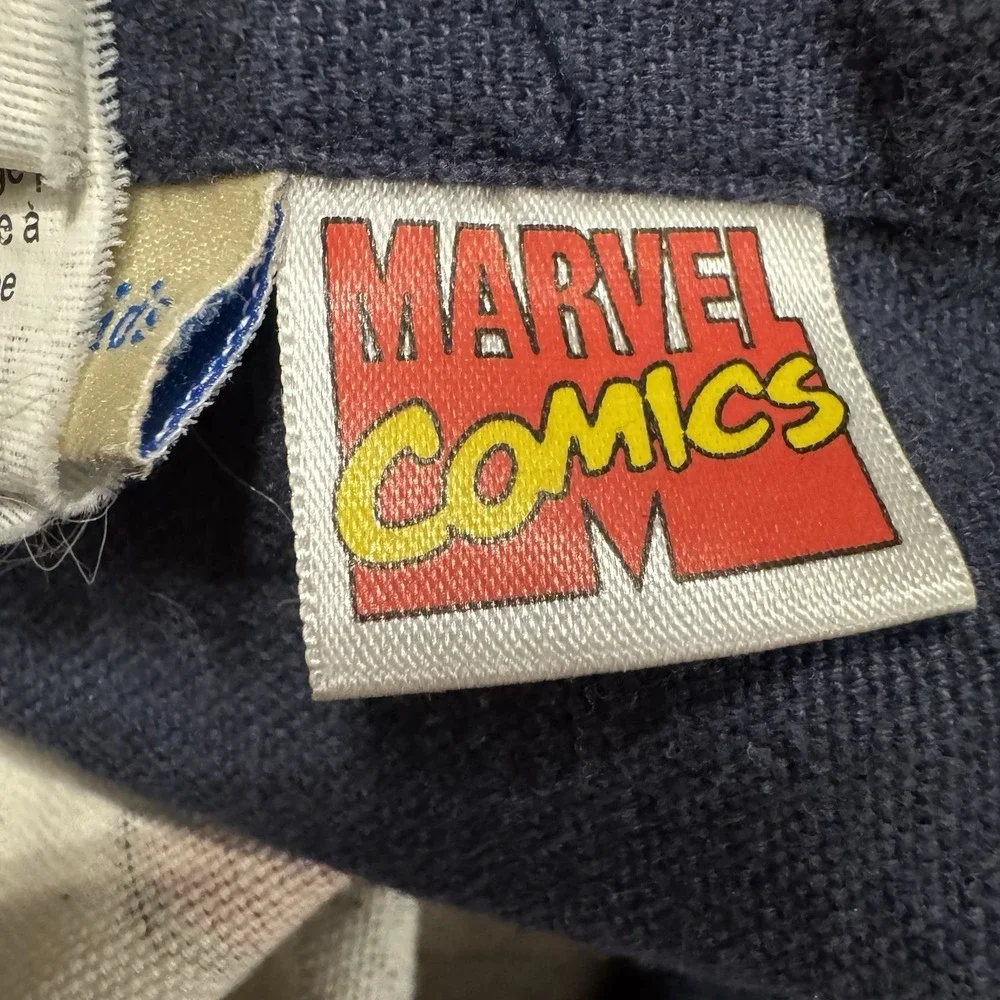 Vintage Marvel Comics‎ Captain America Pillowcase Kids Navy Comic Book